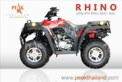 Rhino 250 cc  Utility  ATV รุ่น Rhino ขนาด 250 cc เกียร์ semi-auto  4 จังหวะ 1 สูบ